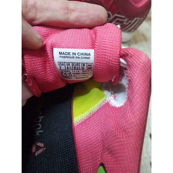 Reebok Womens Shoes Crossfit Maroon Sz‎ 7 M Athletic Sneaker Pre Owned Clean Gym - Picture 14 of 14